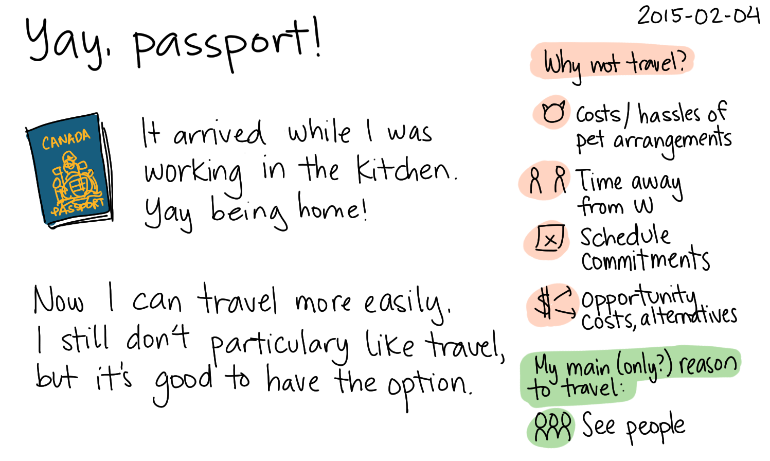 2015-02-04 Yay, passport -- index card #canada #travel #paperwork