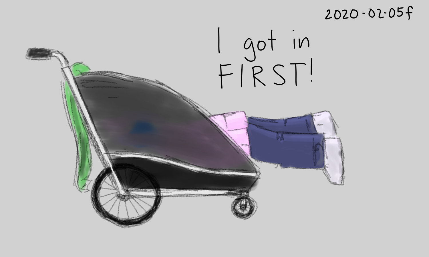 2020-02-05f A- dove into her stroller #moment #sketch.png