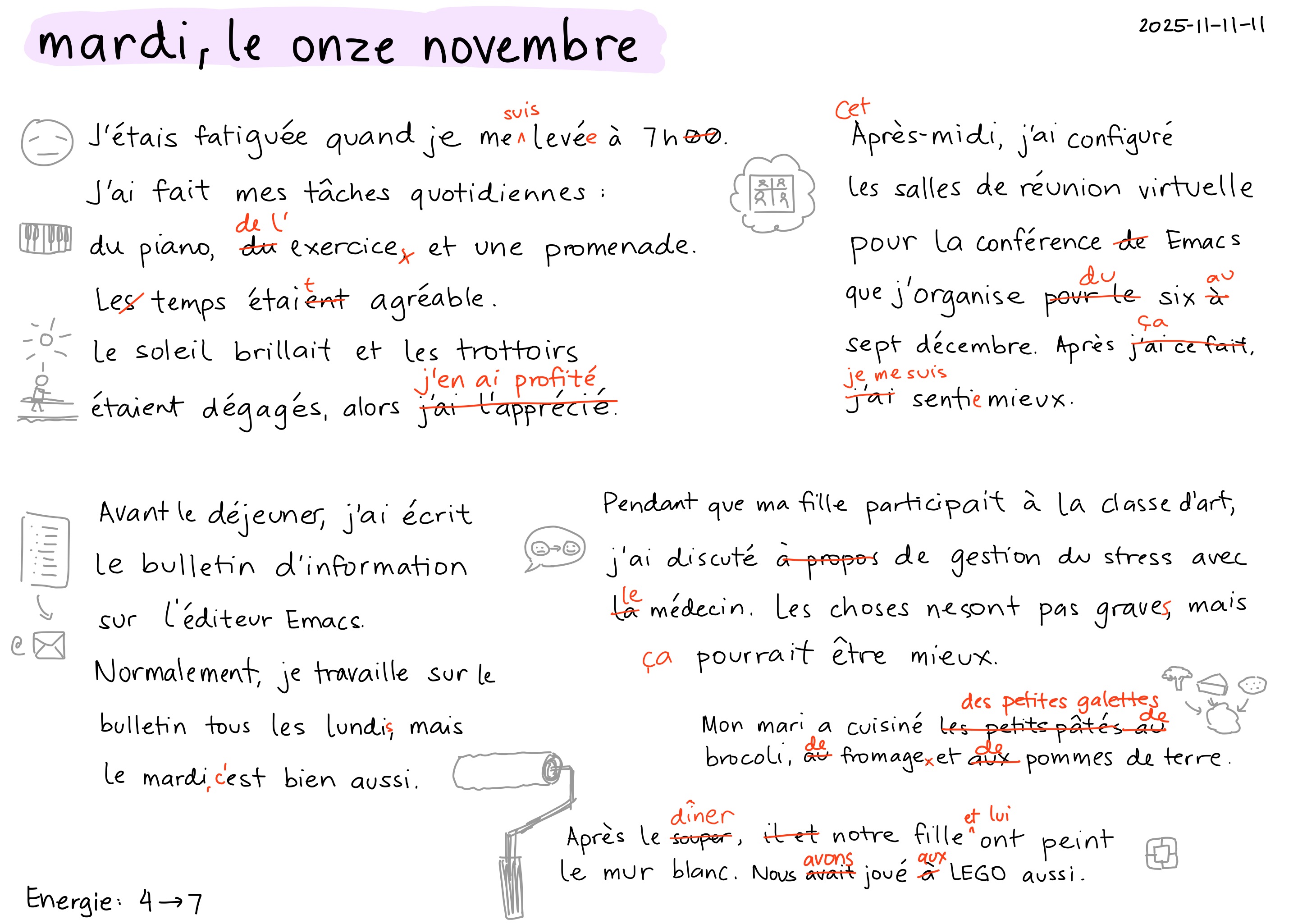 2025-11-11-11 mardi, le onze novembre -- daily french français