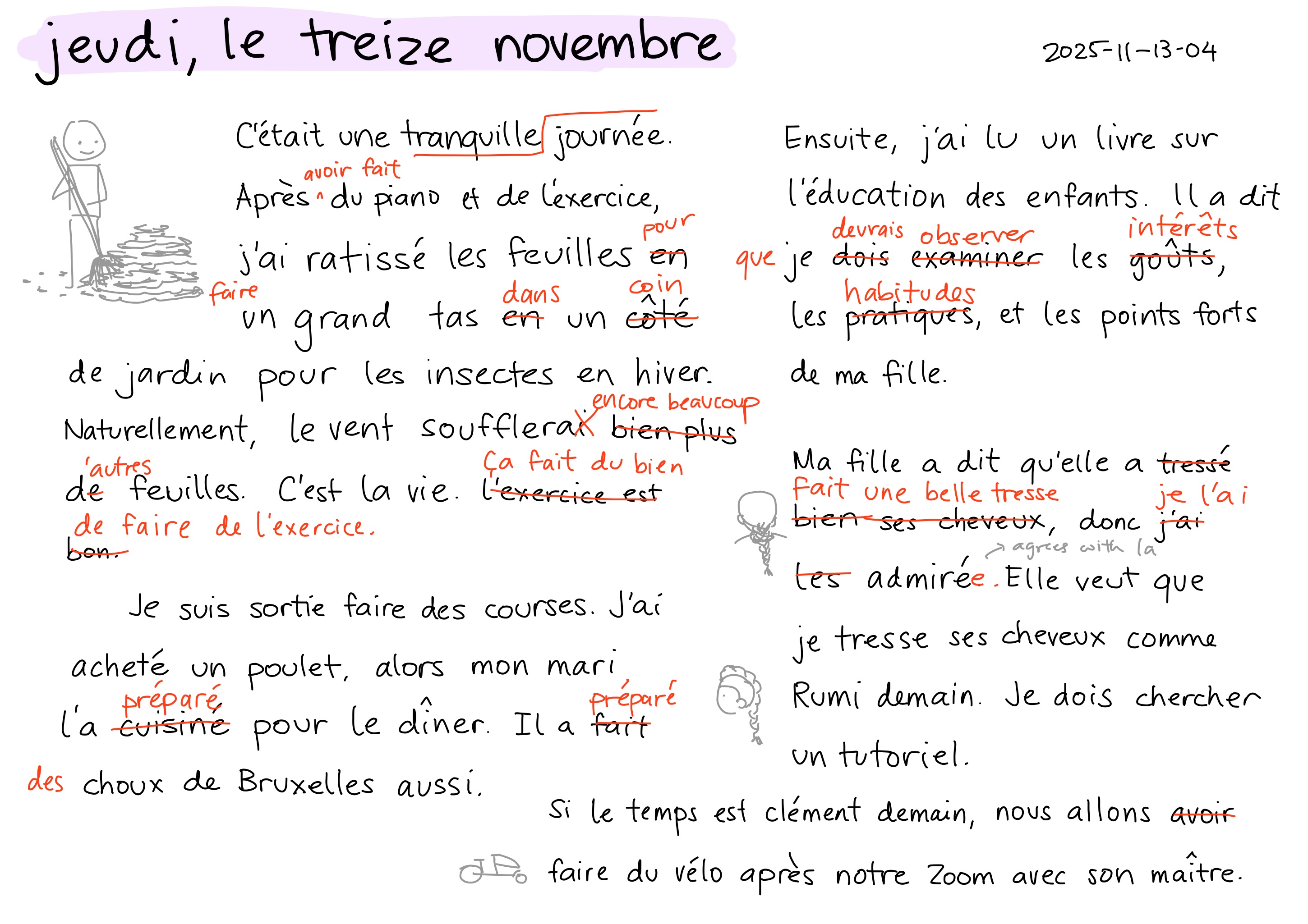 2025-11-13-04 jeudi, le treize novembre -- daily french français