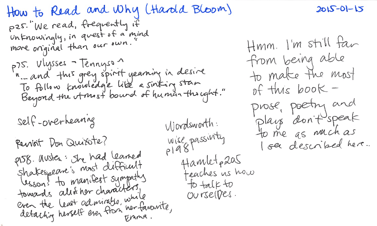 How to Read and Why - Harold Bloom