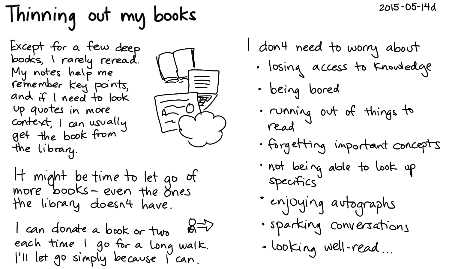 2015-05-14d Thinning out my books -- index card #simple-living #decluttering.png